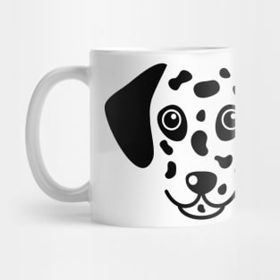 Dalmatian dog face Mug